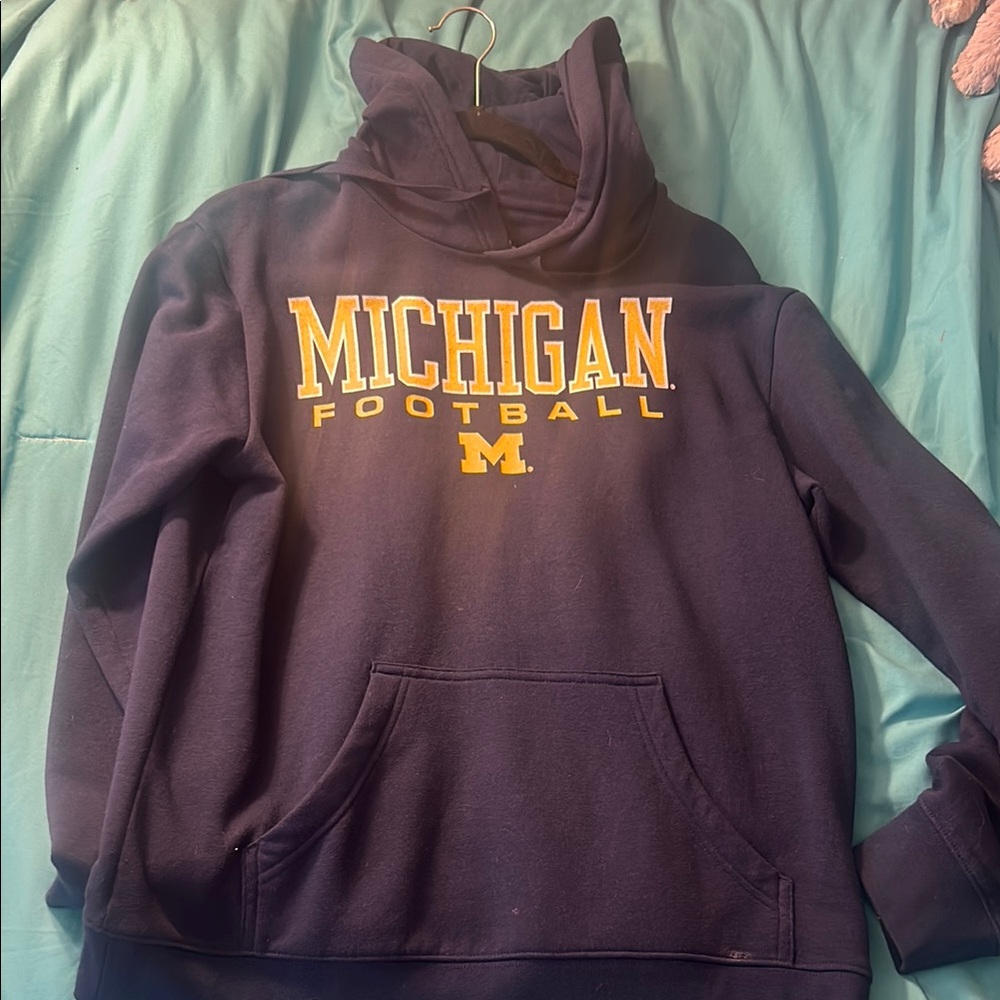 Michigan Football Navy Blue Hoodie